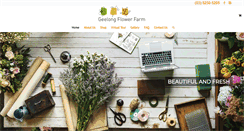 Desktop Screenshot of geelongflowerfarm.com.au